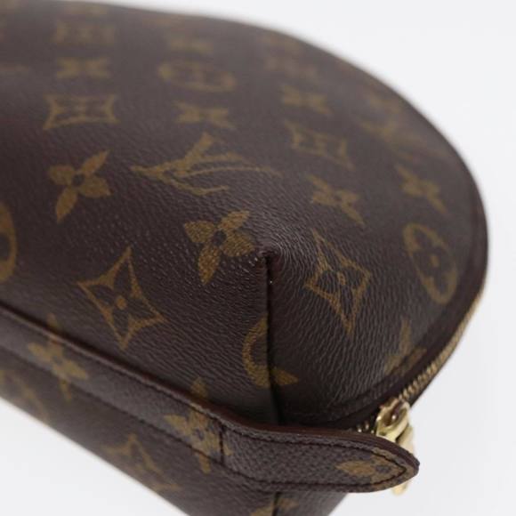 LOUIS VUITTON Monogram Trousse Demi Ronde Cosmetic Pouch M47520 LV Auth 87600 - Picture 15 of 16
